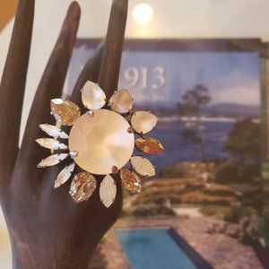 Daisy Paris Bijoux statement ring adjustable